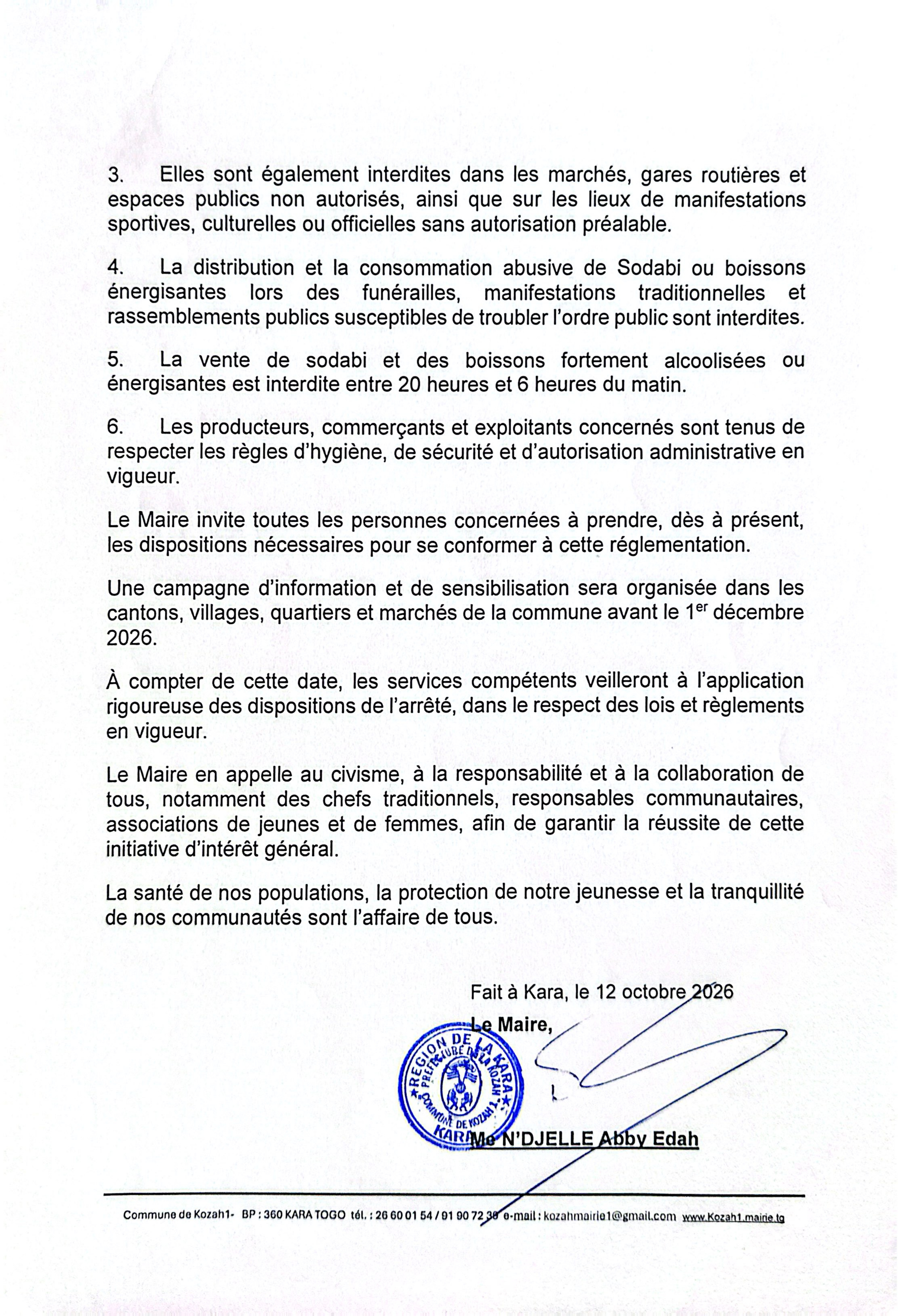 Communique Kozah1 2 sur 2