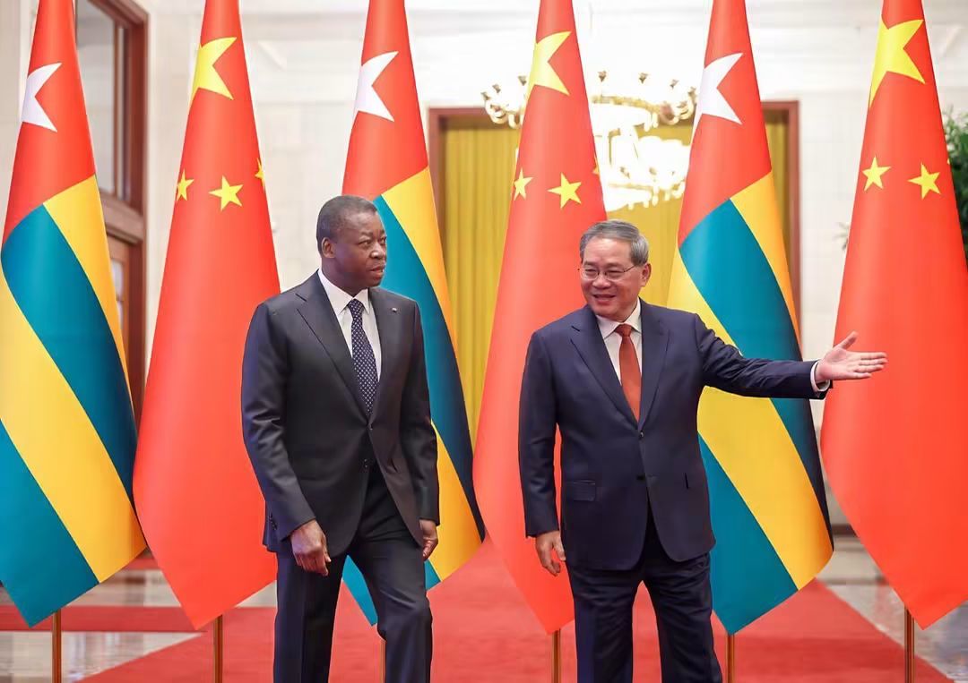 Faure GNASSINGBE et le Premier ministre chinois Li QIANG